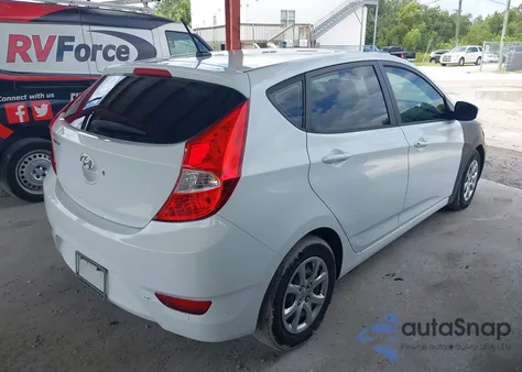 2013 Hyundai Accent Gs из США, поврежденный, VIN KMHCT5AE4DU126805